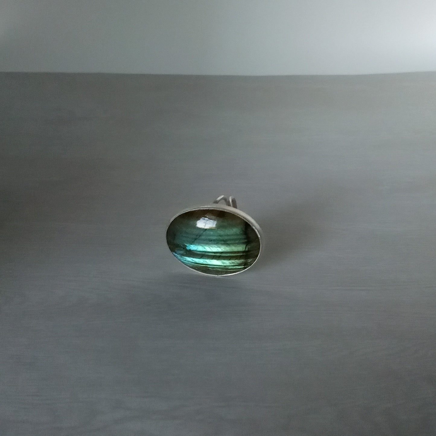 Labradorite Sterling Silver Statement Ring