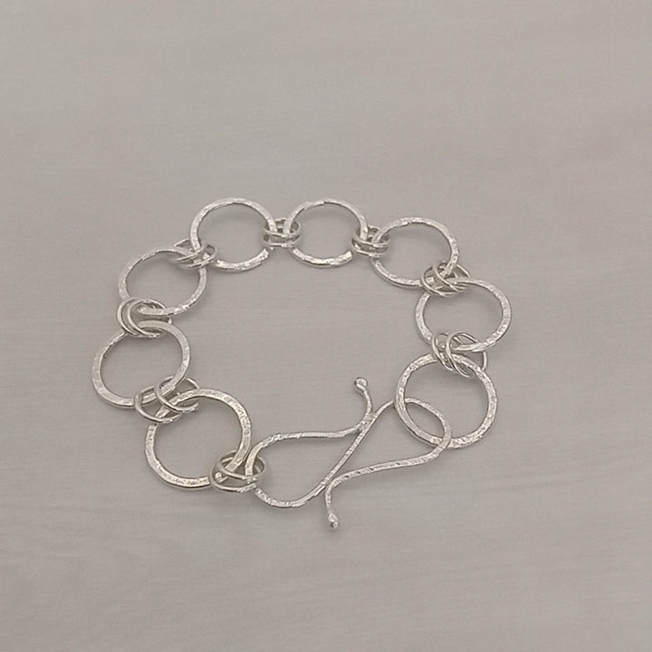 7" Handmade Sterling Silver Bracelet
