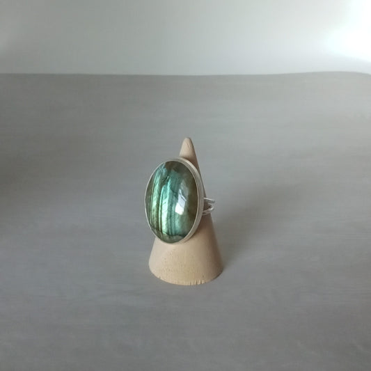 Labradorite Sterling Silver Statement Ring
