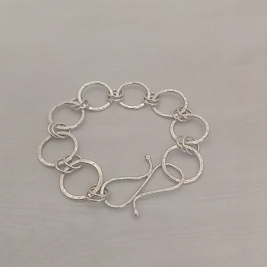 7" Handmade Sterling Silver Bracelet