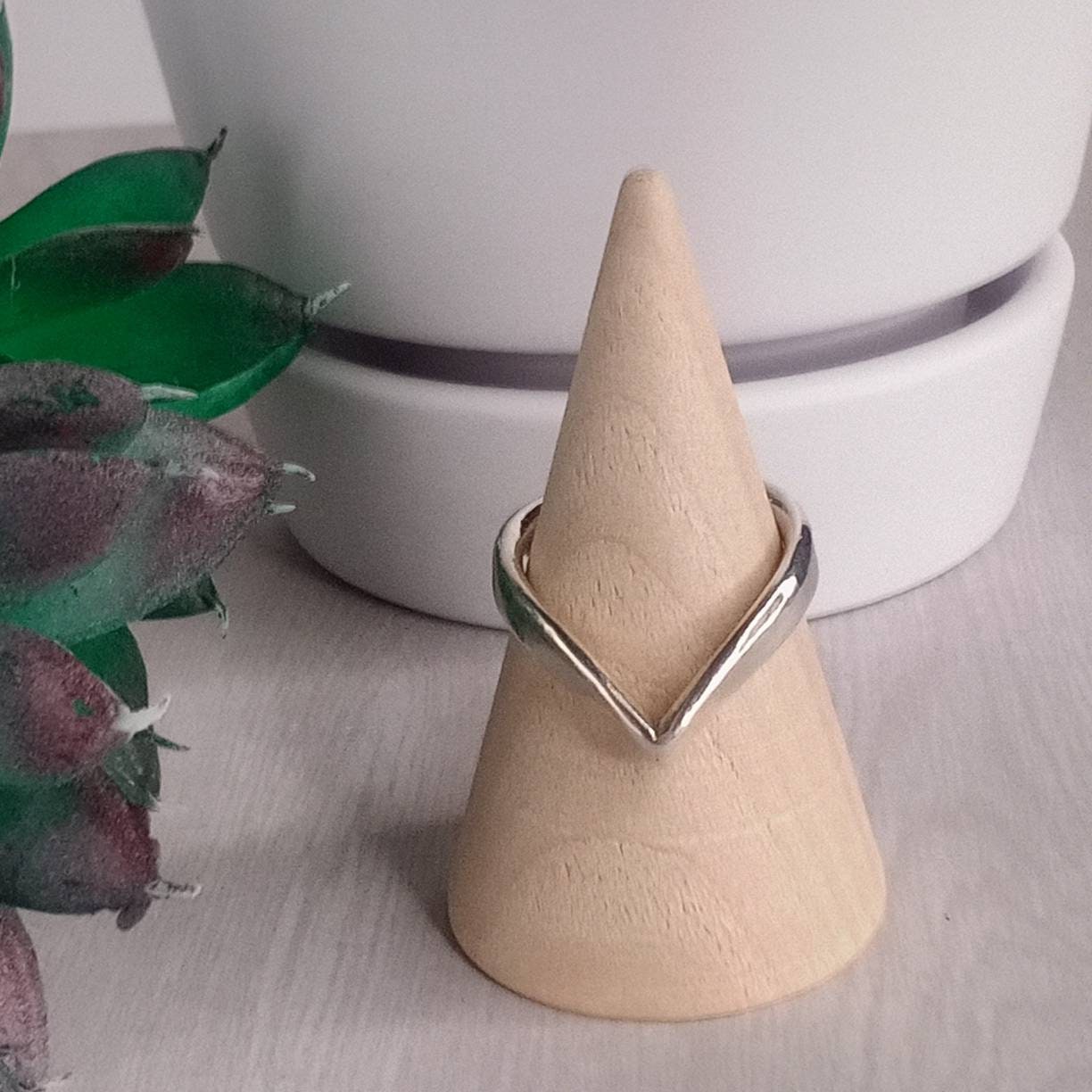 Wishbone Sterling Silver Ring
