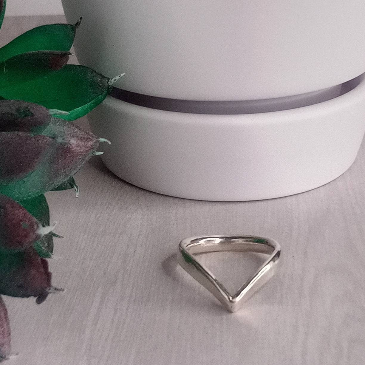 Wishbone Sterling Silver Ring